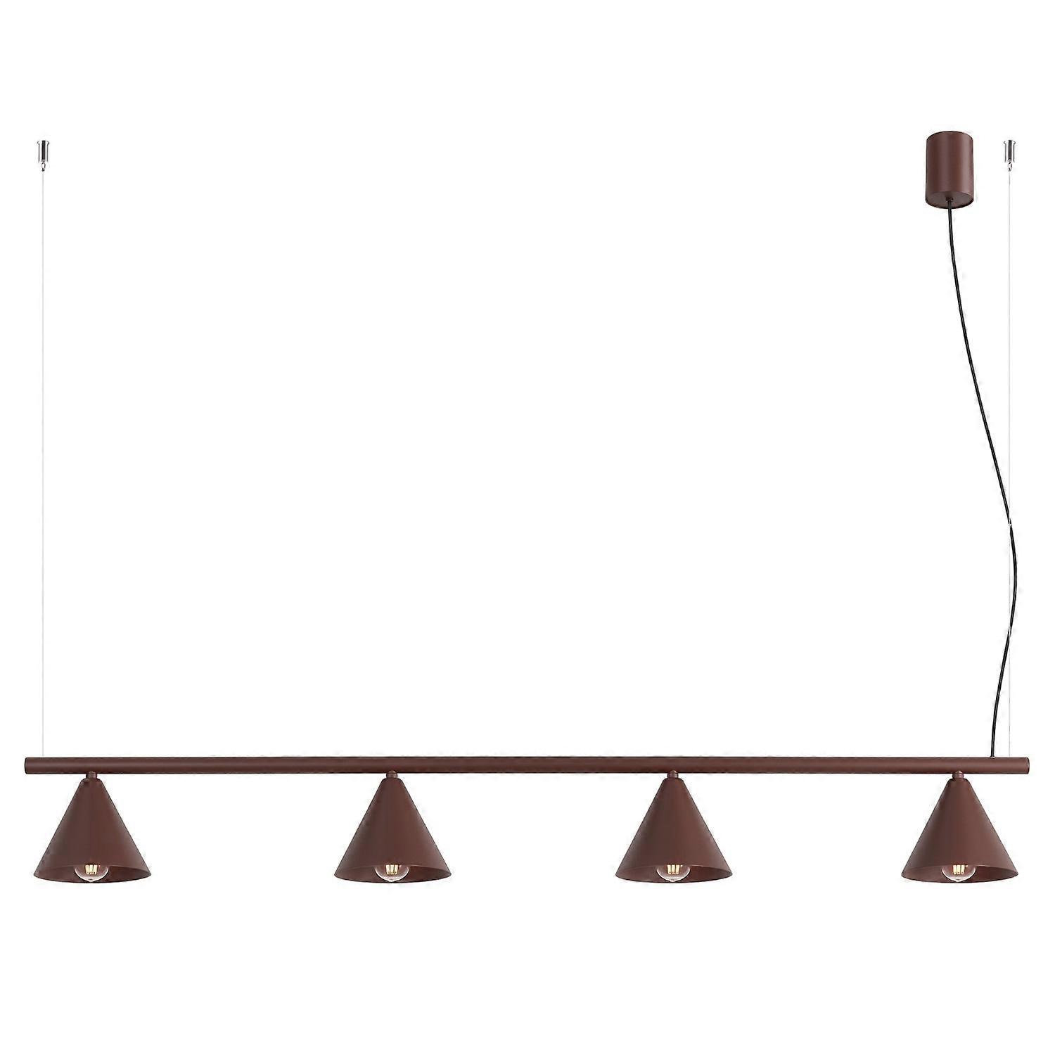 Chandelier NOX 4L brown