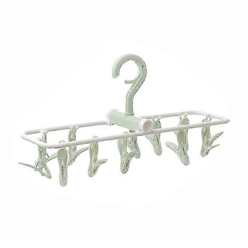 Multi-functional Space Saving Hanger Windproof Foldable Clothing Drying Rack Betterlifefg