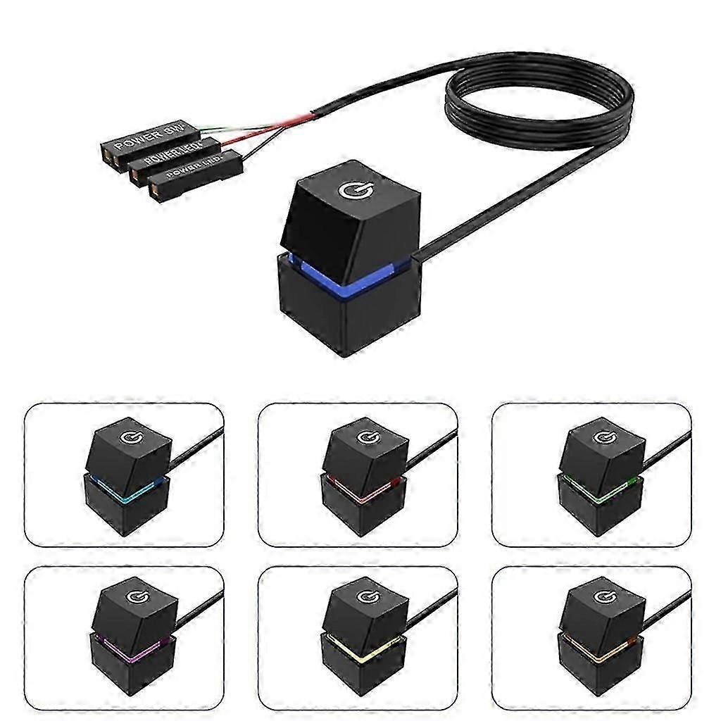 4m External Pc Power Button Desktop Computer Motherboard On Off Power Switch