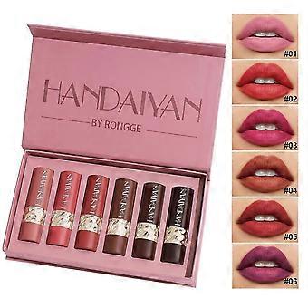 6Pcs Lipstick Set, Matte Liquid Lipstick Makeup Set, Multi-Finish, Lipstick Gifts for Women Girls