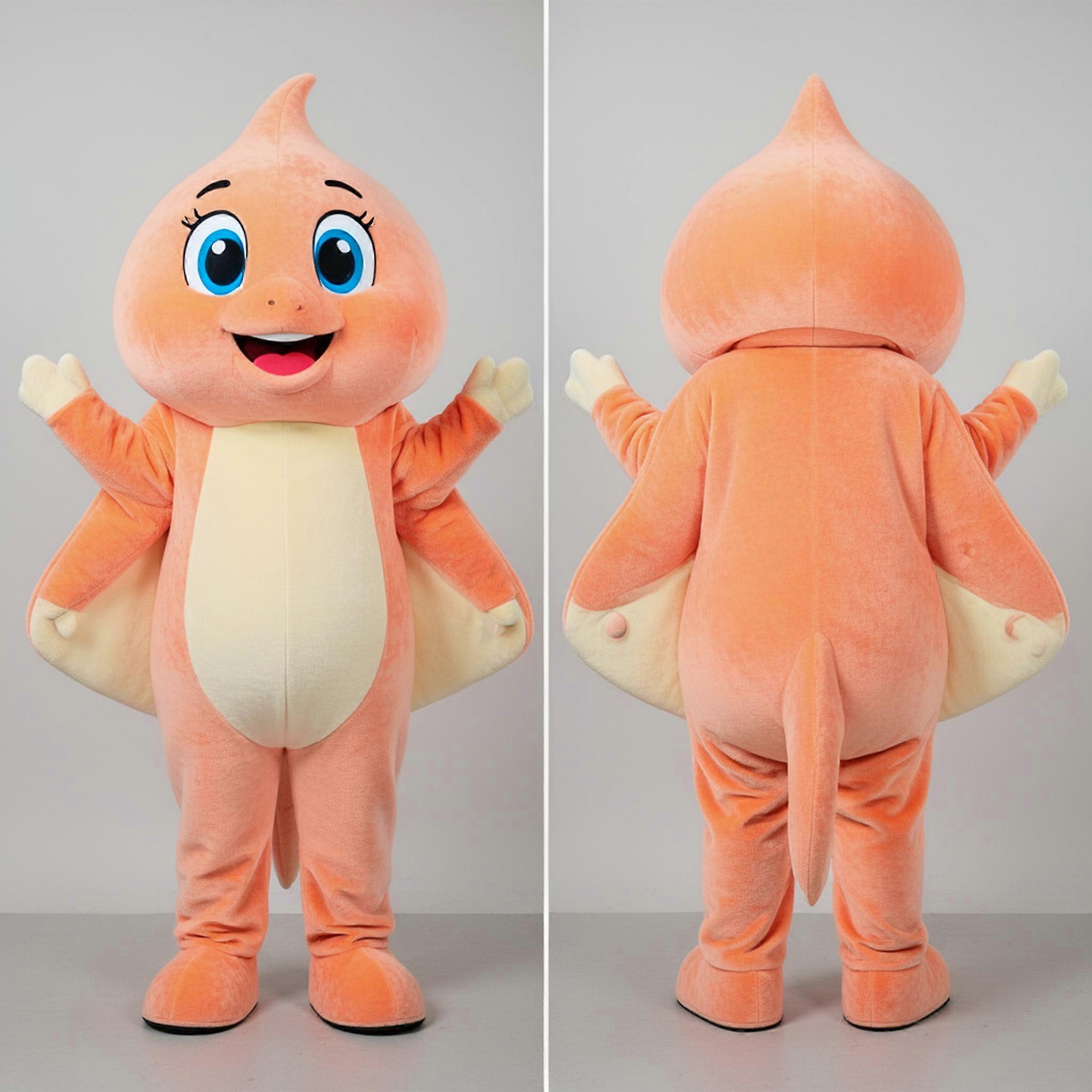 MASTICOT Peach Sleek Stingray Mascot