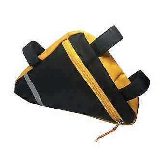 Front Frame Triangle Cycling Bike Tube Bag for Bike Use Orange