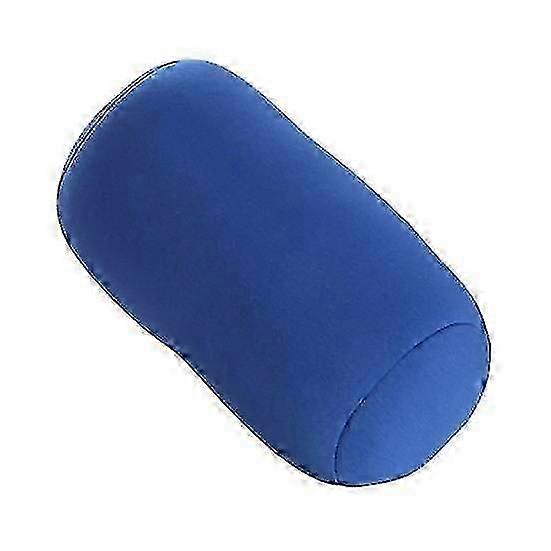 Sofa pillow with microbead roll for sleep support