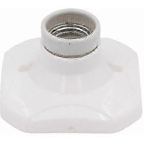 E27 Led Bulb Socket, Ceramic E27 Socket And Base, E27 Socket With Ring For Entrance/ceiling/balcony Lighting