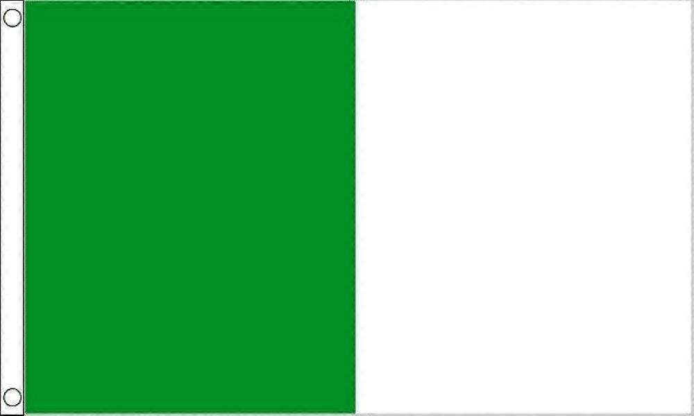 Green White Flag ZG-1774