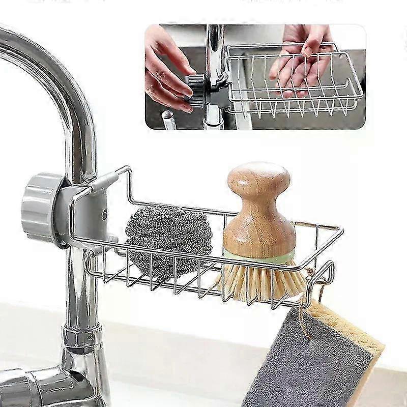 Faucet-Mounted Drain Rack