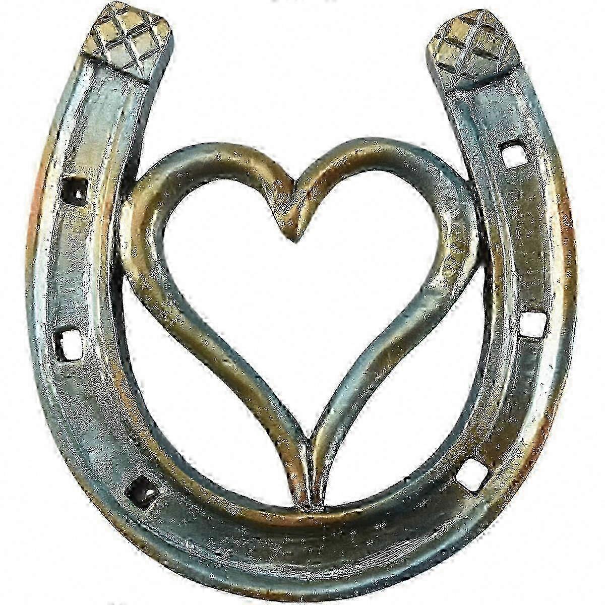 Handmade Cast Horseshoe Wall Decor, B