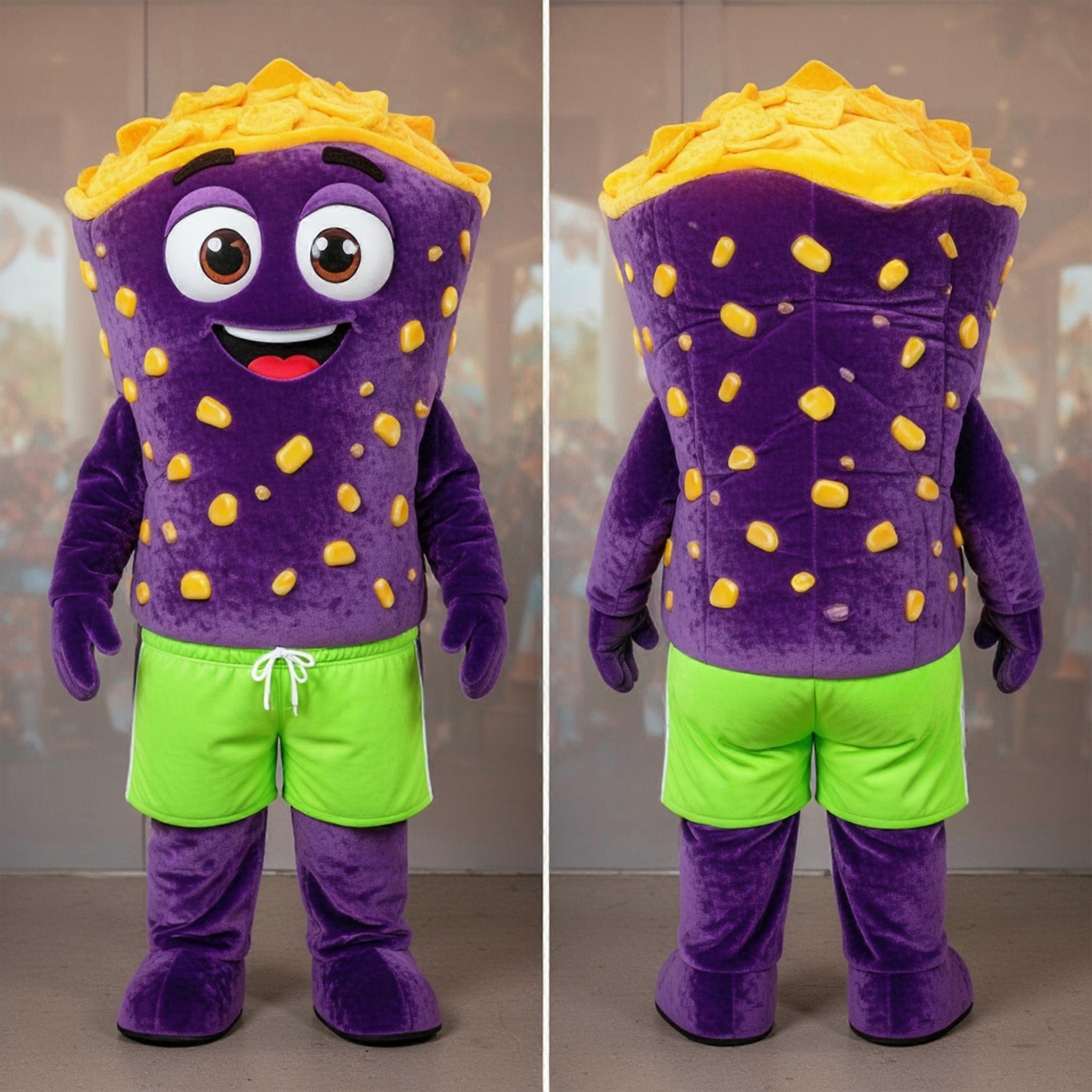 MASTICOT Purple Cushioned Nachos Mascot
