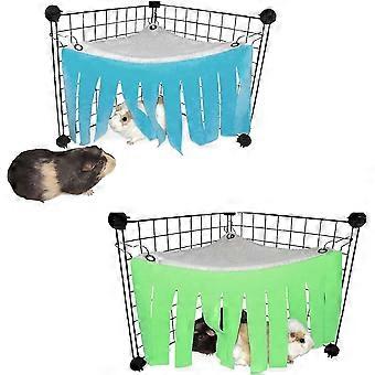 2 Pcs Small Animal Hammock Tent Hamster Tent Pet Hammock Hideout Corner Hideout for Small Animals Pet Hideout Tent