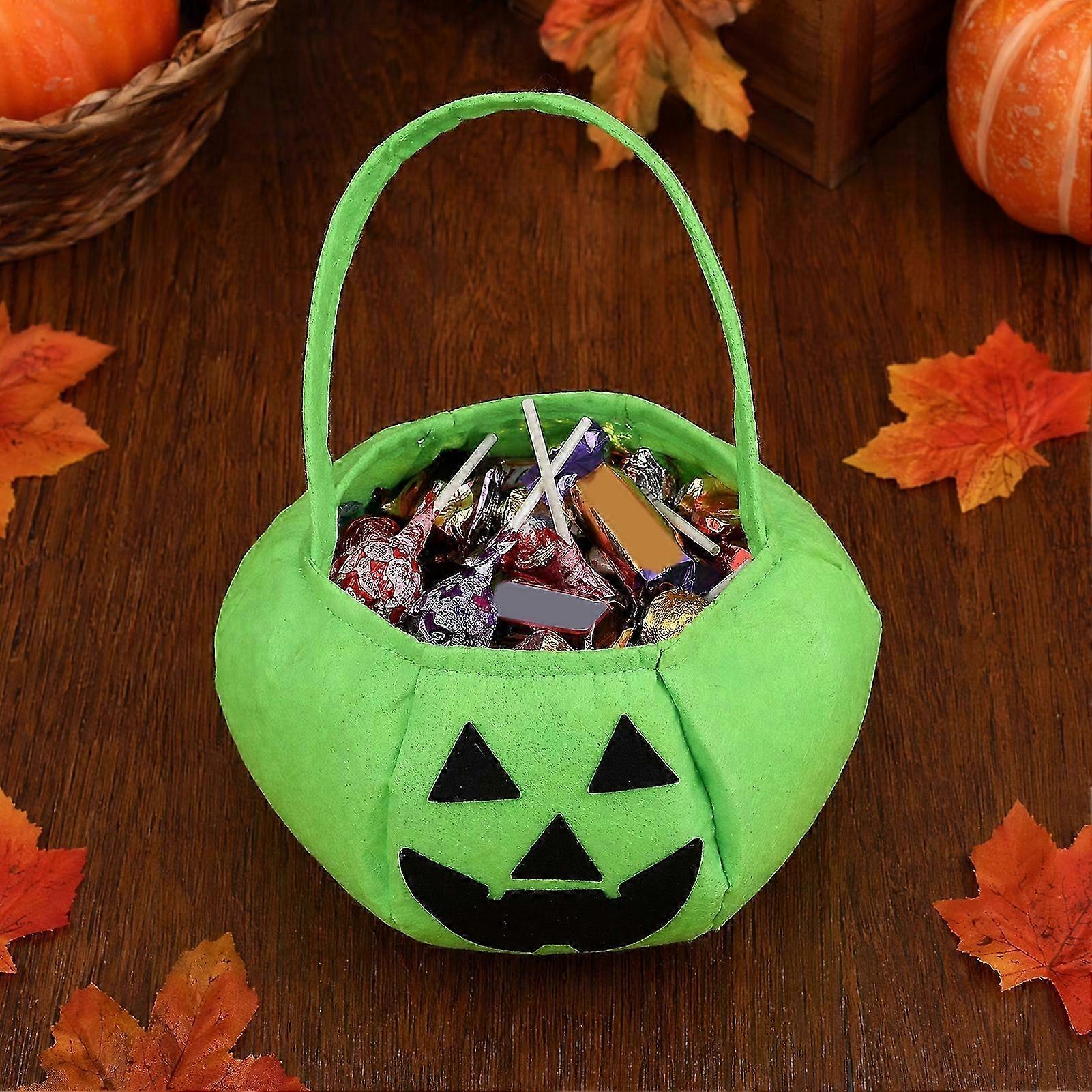 Sturdy 3D Pumpkin Candy Bag