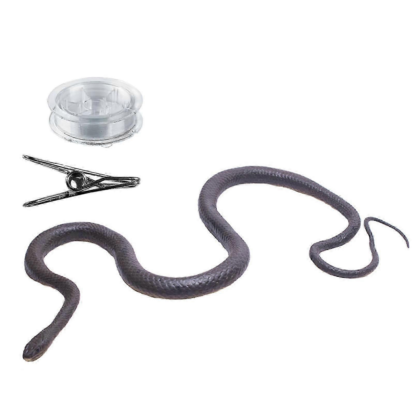 Flexible 1.2m Snake Prank With Clip