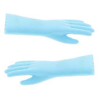Miniature House Accessories Gloves for Decoration 1Pair Sky-Blue Plastic prime