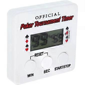 Digital Countdown Timer for Poker Party Games White Portable
