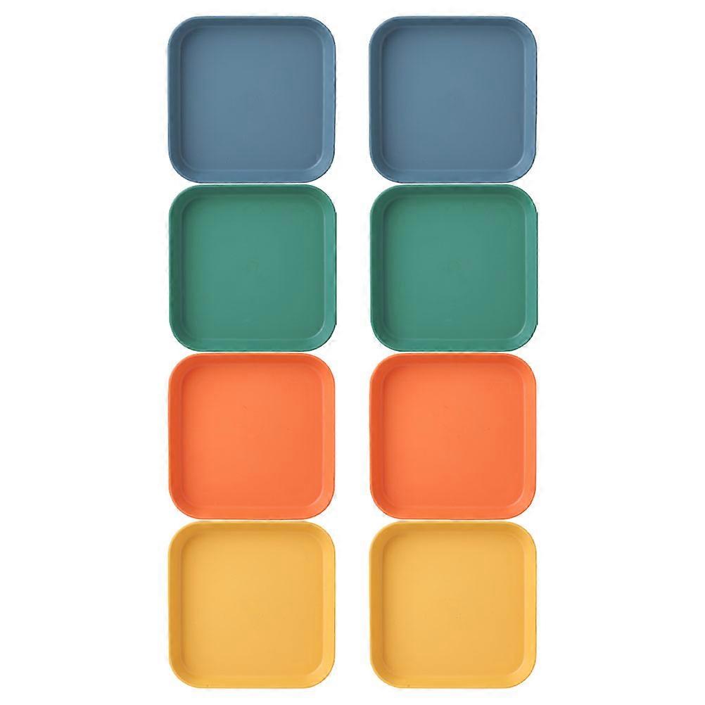 Plastic Snack Dish Small Storage Dishes for Kitchen Use 8Pcs Set