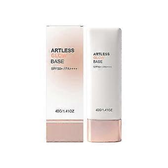 2pcs Brightening Sunscreen Primer with Glycerin, Lightweight Makeup Base for Daily Natural Clear Makeup, Suitable for Multiple Skin Types