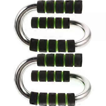 Shaped Push up Bars for Home Training, Steel Foam Grip