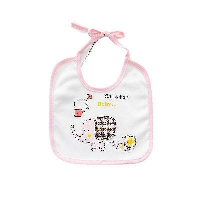 Double-Layer Cotton Elephant Bib