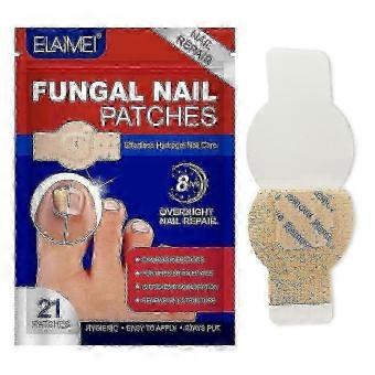 Nail Fungus Patch Waterproof Nail Repair Patches Nail Ingrown Correction Stickers 1/2/3/4/5Pcs for Discolored Or Damaged Nails