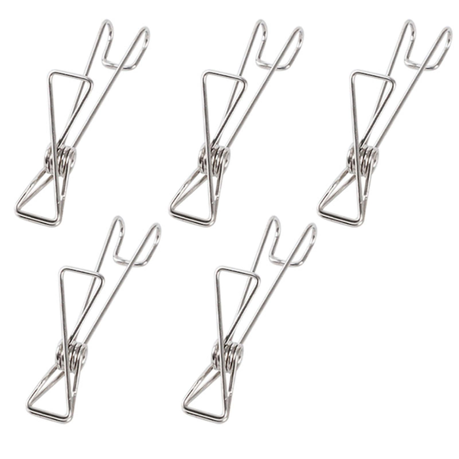 Long Tail Clip Hanger With Hook To Dry Clothes Drying Clothes Multi-function Long Hook Clip Data File Storage
