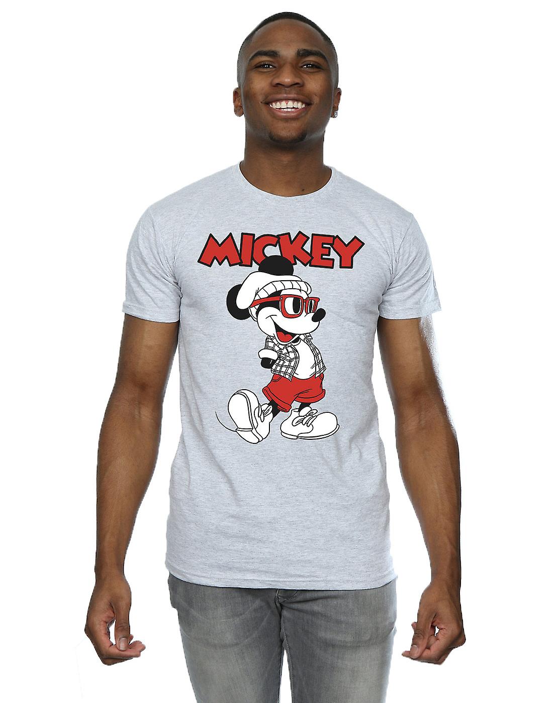 Disney Men's Mickey Mouse Hipster T-Shirt