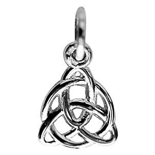 Silver 19x18mm Celtic Trinity knot design Pendant