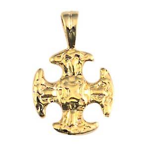 9ct Gold 16mm Fancy Cross