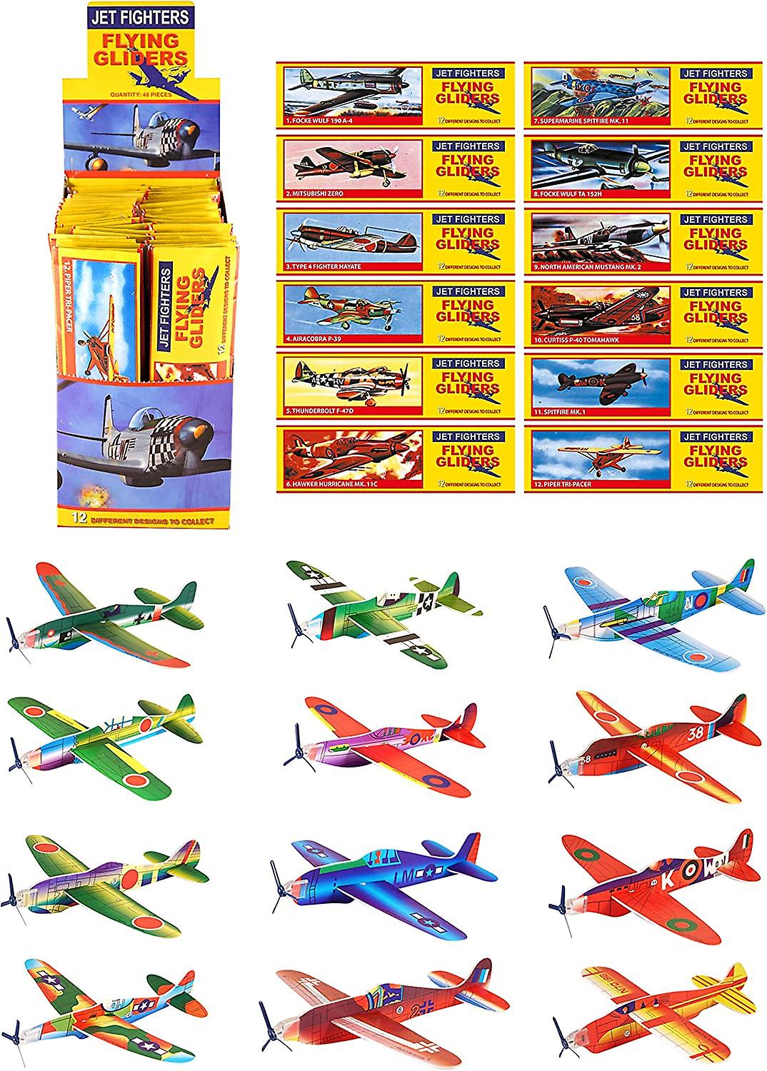 Flygande segelflygplan pack med 12