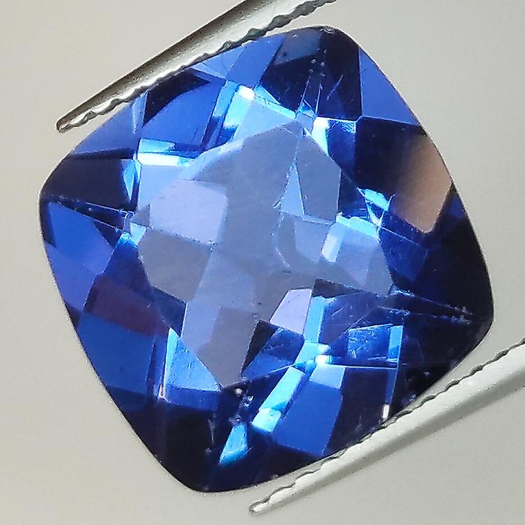7.87ct Fluorite Color Change Cushion Cut 12.0x12.0mm awo81