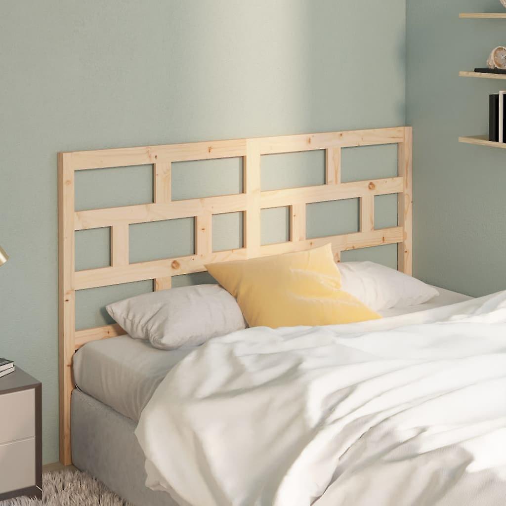 Headboard 146x4x100 cm solid pine wood