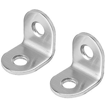 Hoekverbindingen Haakverbinder Hoekverbinding Hoekbeugels - 10st 38x30x1,5mm 90 Graden Gezamenlijke Haakse L Beugel voor Meubels Houten Kasten Planken, Roestvrij staal, zwart