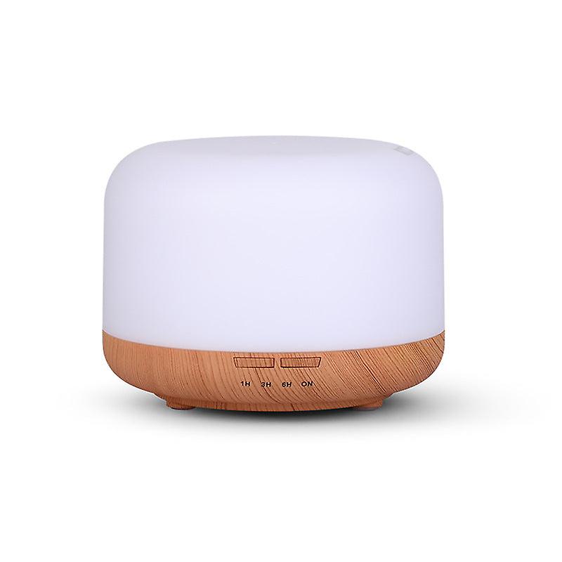 Wood Grain Aroma Diffuser Light Ultrasonic Aroma Diffuser Plus Essential Oil Humidifier Portable Cross-border New Color Light Creative