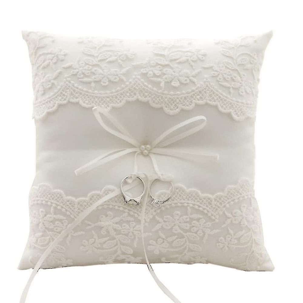Wedding Ring Pillowwedding Ring Pillow With Satin Ribbon