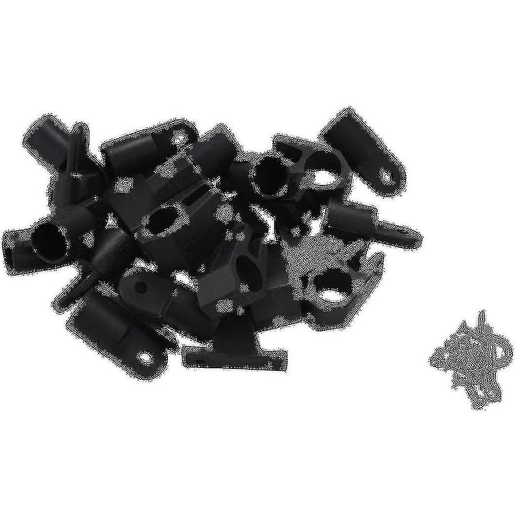 24pcs / set Universal Nylon Marine Boot Baldachin Abdeckung Bimini Oberdeck Scharnier Kiefer Slide Augenende Fitting