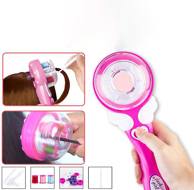 DIY Electric Hair Braider Fashion Hair Salon Toy Set For Girls