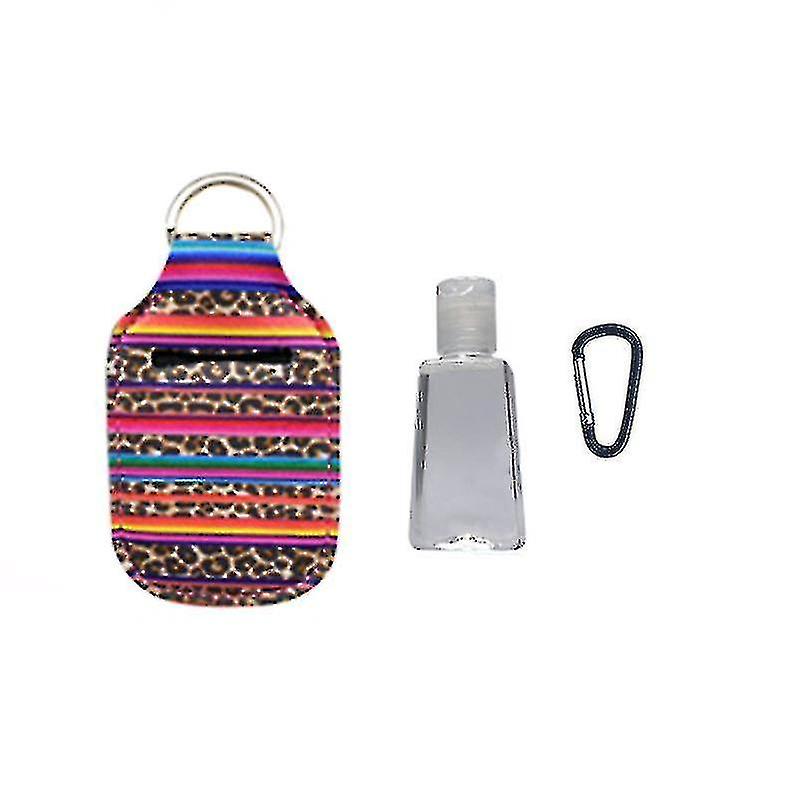 3Pcs/Set 30ml Refillable Bottles Hand Sanitizer Flip Cap Bottle with Keychain Holder Bottle Cover Portable Silicone Containers