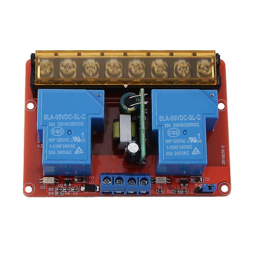 2 Channel Relay Module 30a High-low Level Trigger Control Relay Module Relay Switch Board