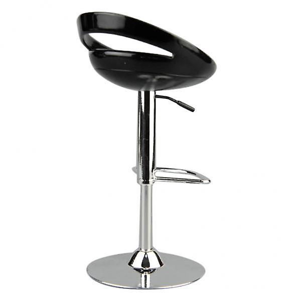 4x1/6 Scale Round Swivel Chair Pub Bar Stool for 12'' Action Figures Black