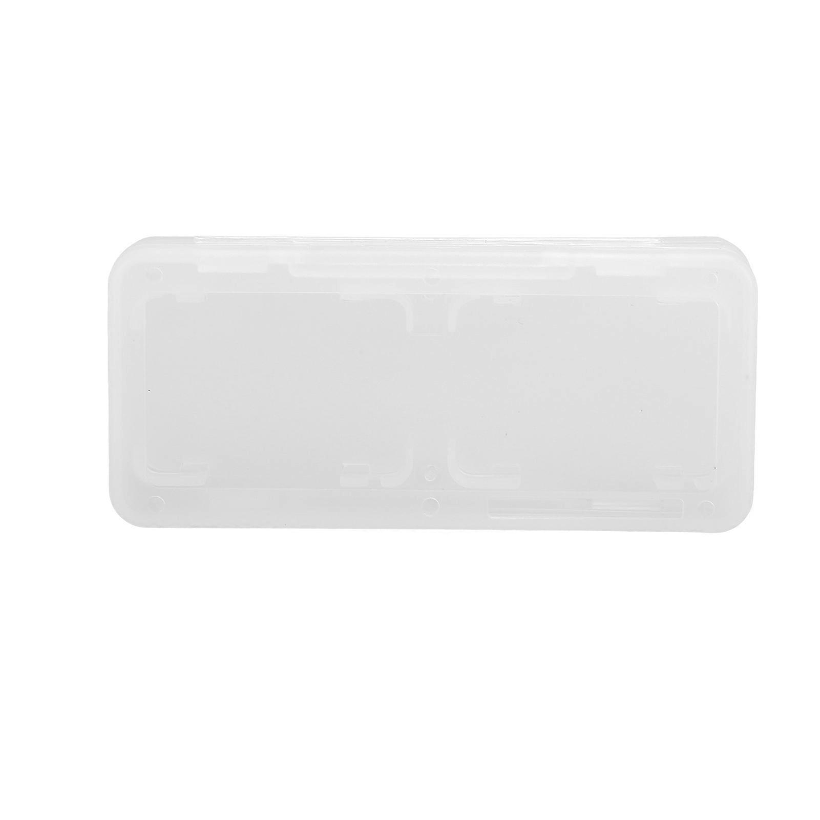 4‑In‑1 Game Cards Case Dustproof Portable PP Game Cartridge Storage Box for SwitchTransparent White