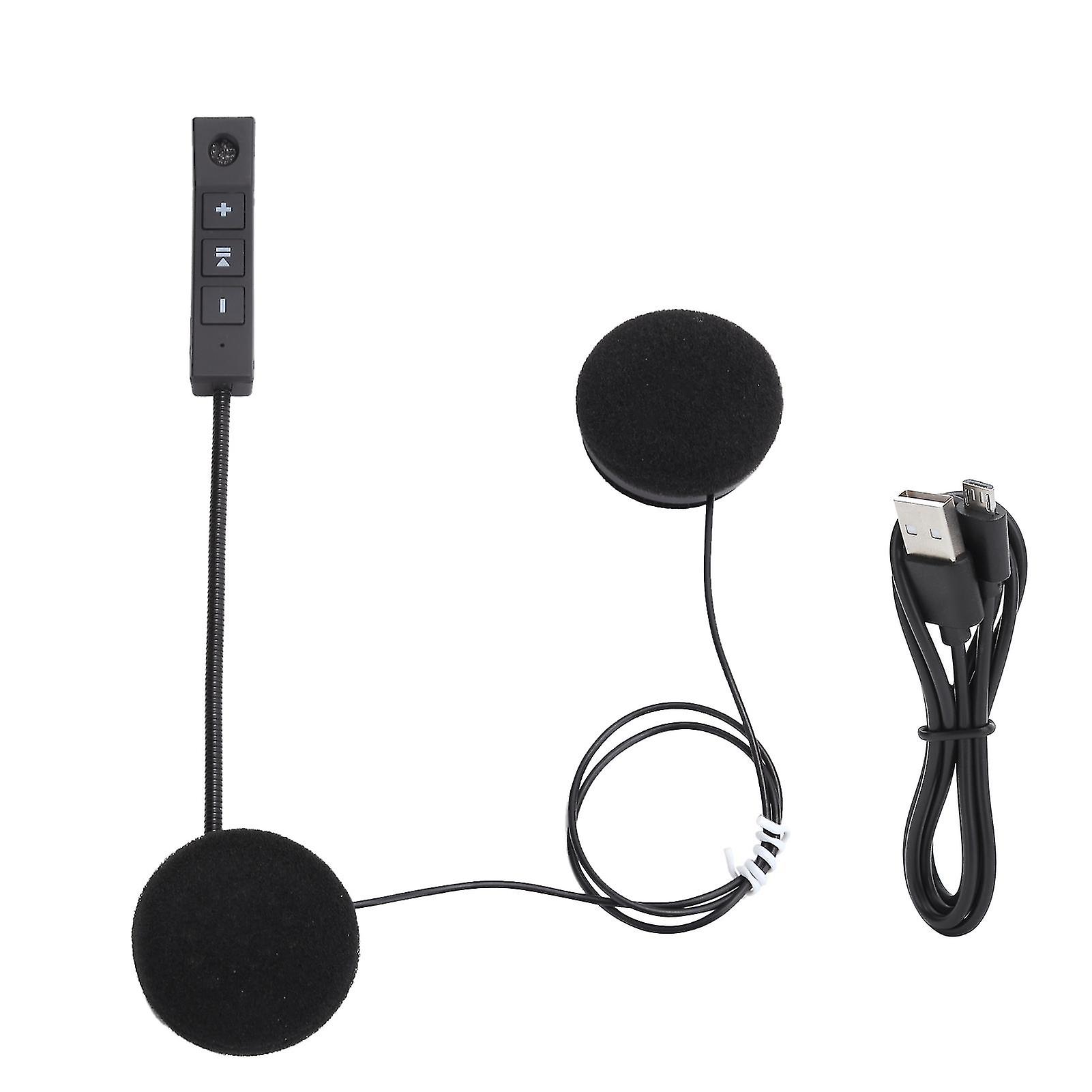 Wireless Bluetooth Motorcycle Helmet Headset with Mic - Stereo Sound & Noise Reduction