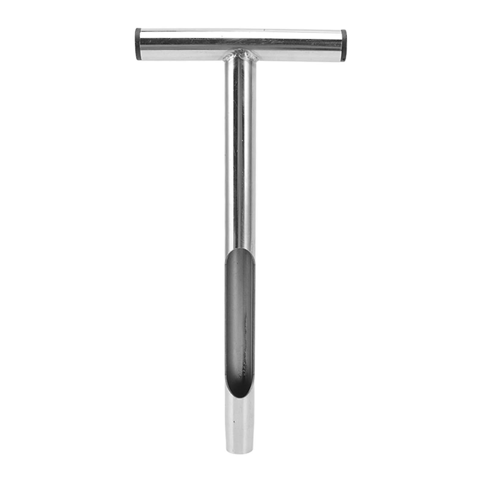 T Style Handle Soil Test Kits Stainless Steel Material Soil Sampler Kit with 2 Reusable Sampler Bags for Agriculture Forestry