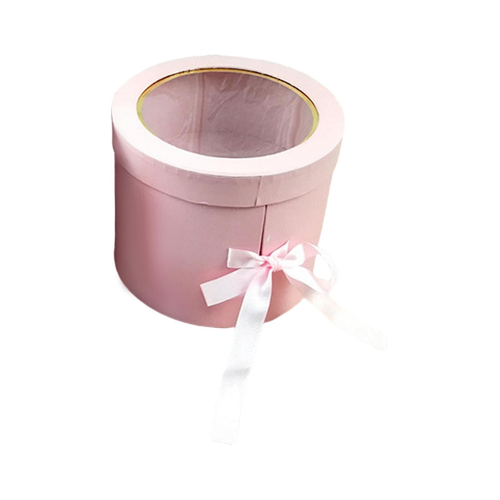 Double Layers Rotating Drawer Packing Box for Holiday Preserved Rose White
