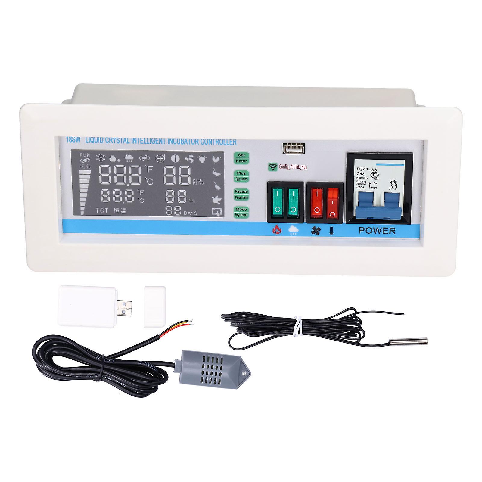 Egg Incubator Remote Controller Wifi Egg Incubator Temperature Controller with Humidity Sensor for Chicken110V