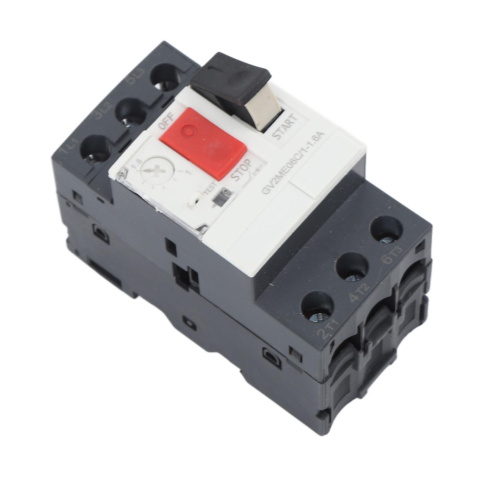 Motor Circuit Breaker Overload Short Circuit Protection Motor Starter Protection Switch AC690V GV2 ME06C 1-1.6A 