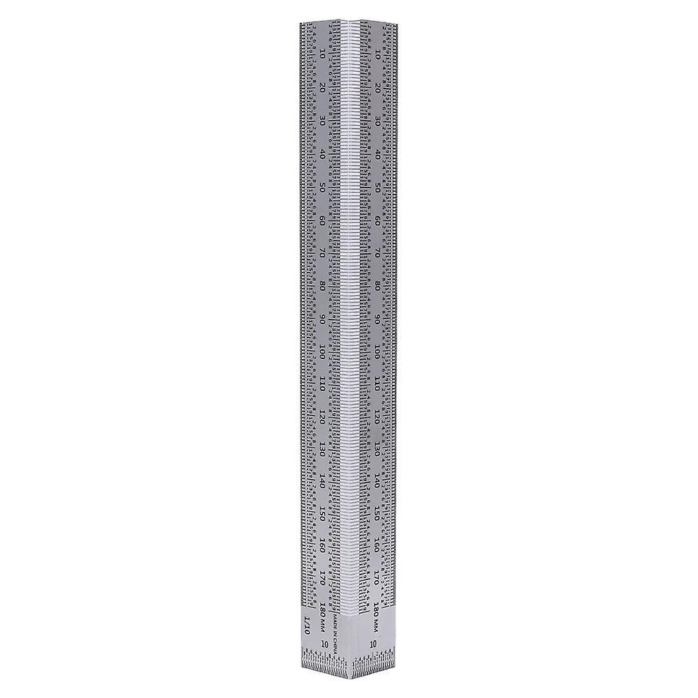 180mm Right Angle Scribing Ruler Stainless Steel Woodworking Marking Tool