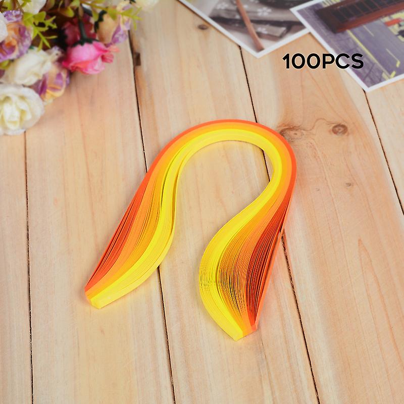 100pcs Stripes Quilling Origami Paper DIY Tool Hanmade Gift Create