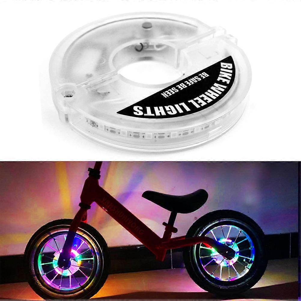 Smart Light Sensitive Bike Wheel Lights USB Rechargeable  Wheel Spoke Lights
