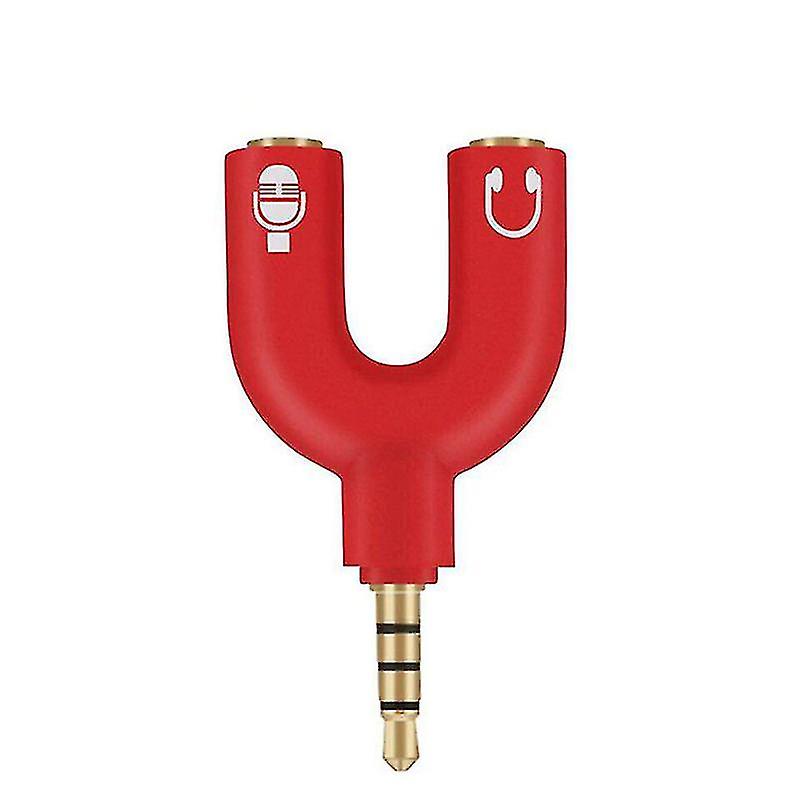 3.5mm 1 In 2 Headphone Splitter Audio Adapter Y Dual Convenient 3.5 Male Female Connector For Speaker Computer Mp3 Mp4 Player A-YUHAO