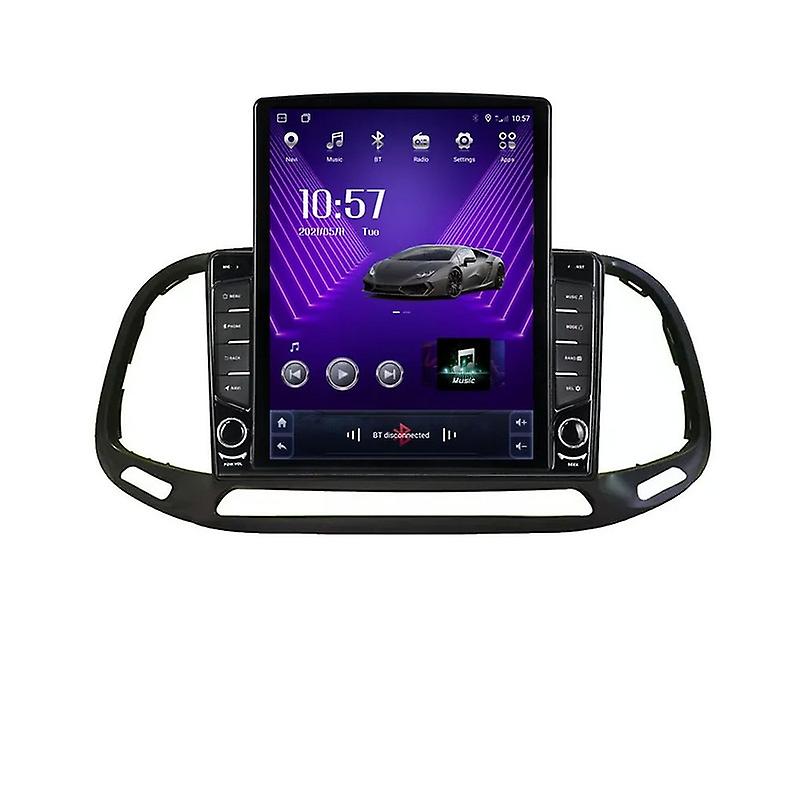 9.7" Android For FIAT Doblo 2015-2019 Tesla Type Car Radio Multimedia Video Player Navigation GPS
