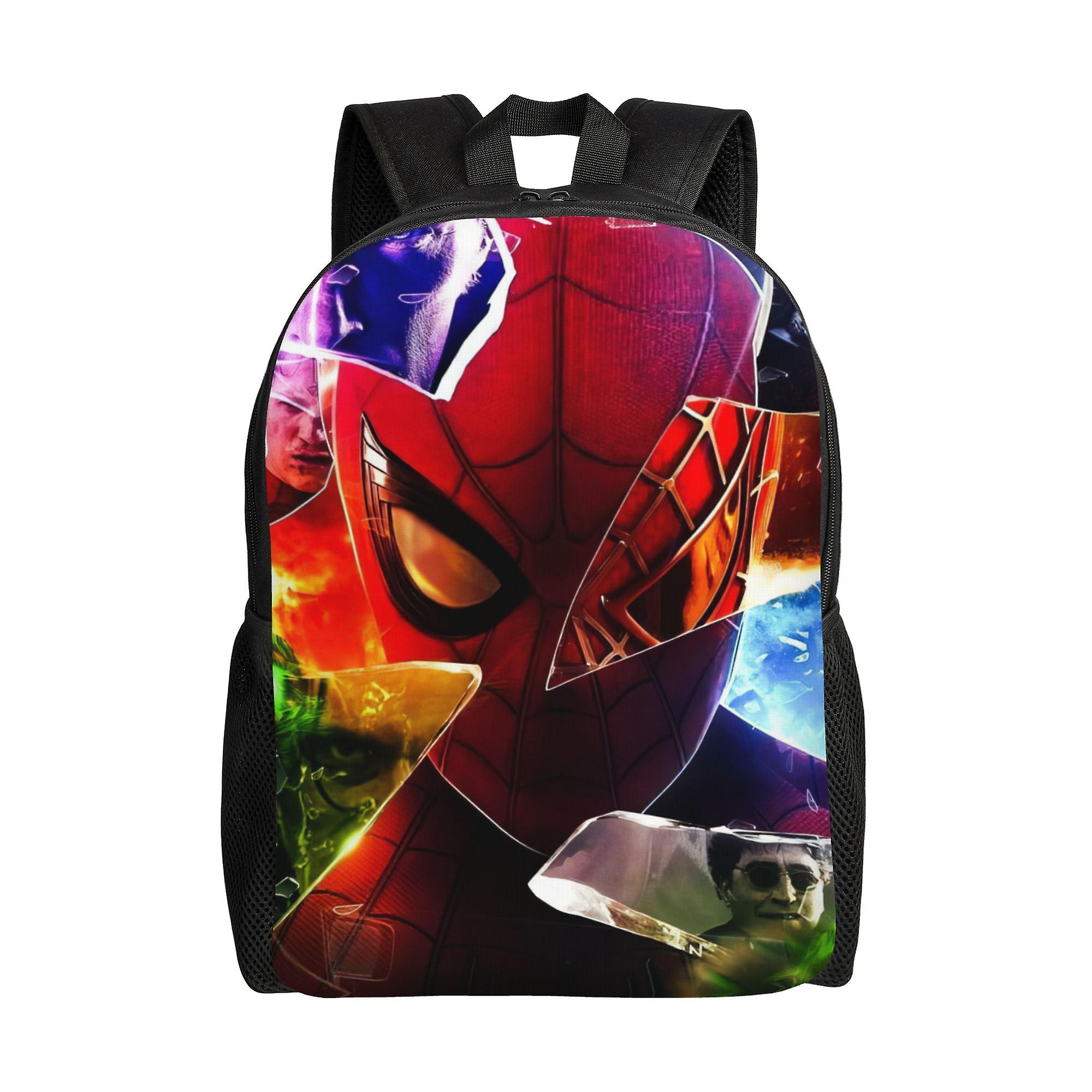 Spider Man Backpack, Adult Kids Simple Lightweight Casual Backpack for Children Student, Travel Backpack Laptop Backpack for College Work Camping