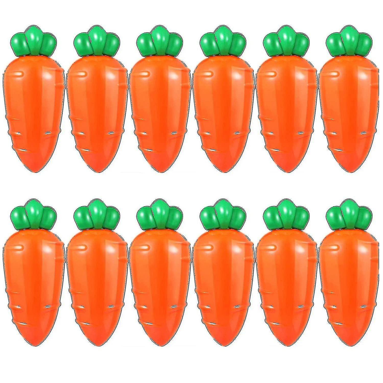 12pcs Plastic Carrot Containers